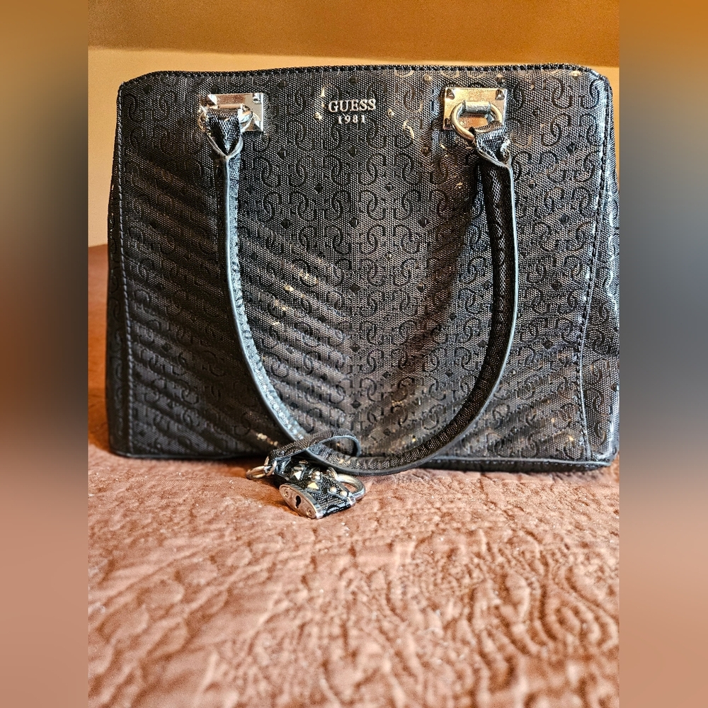 GUESS Factory Halley Logo Girlfriend Satchel